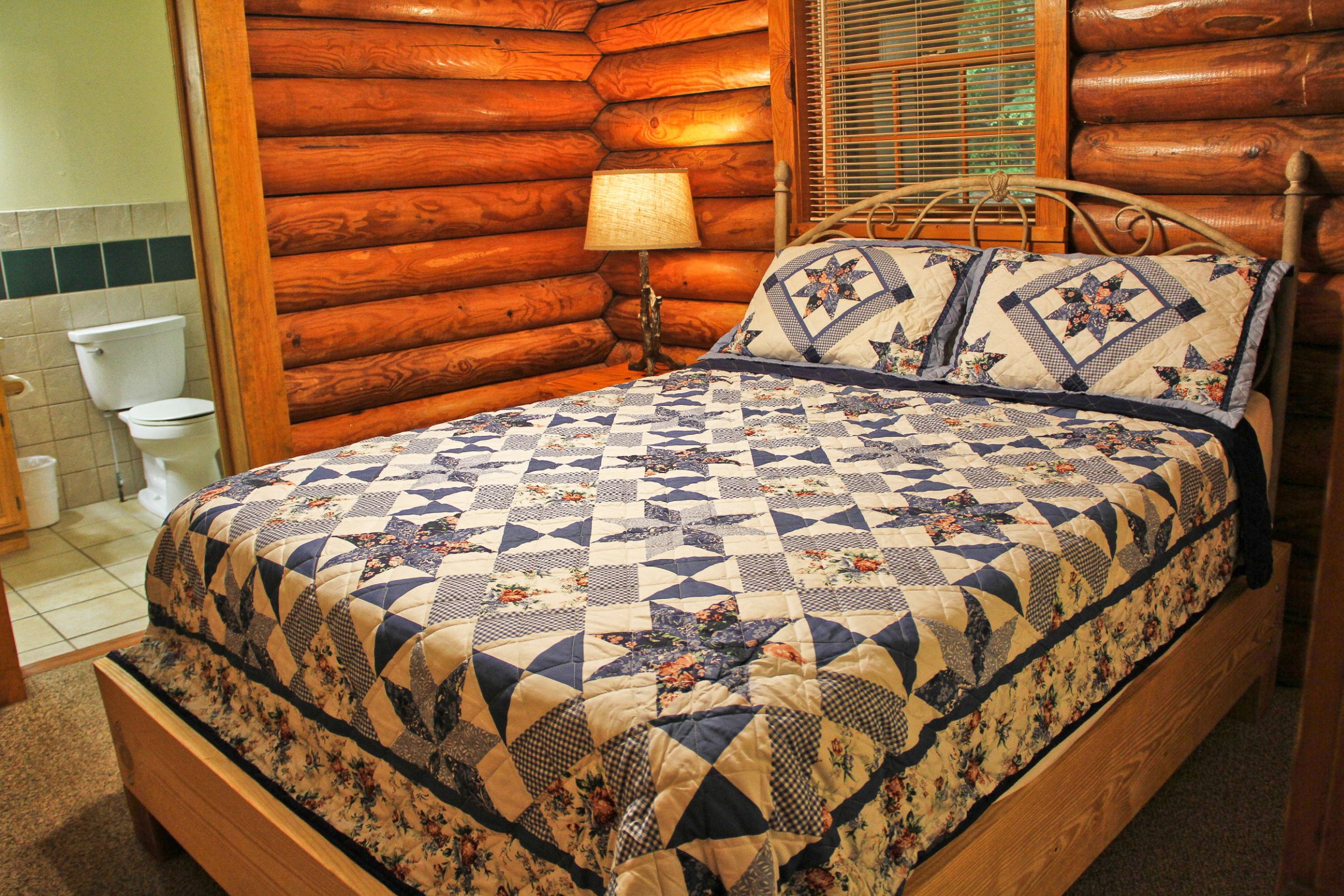 bed in cabin rental