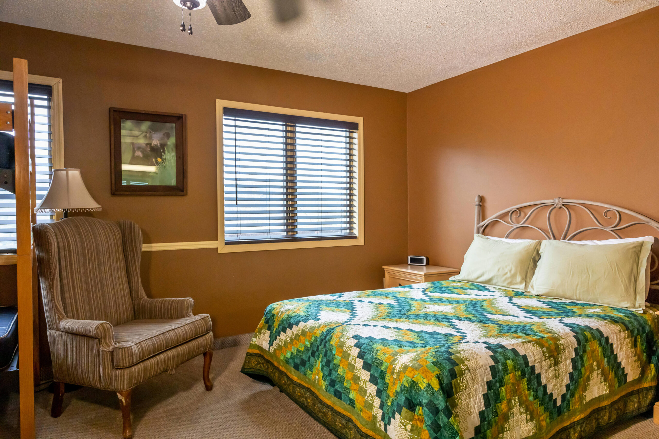 bedroom with chair