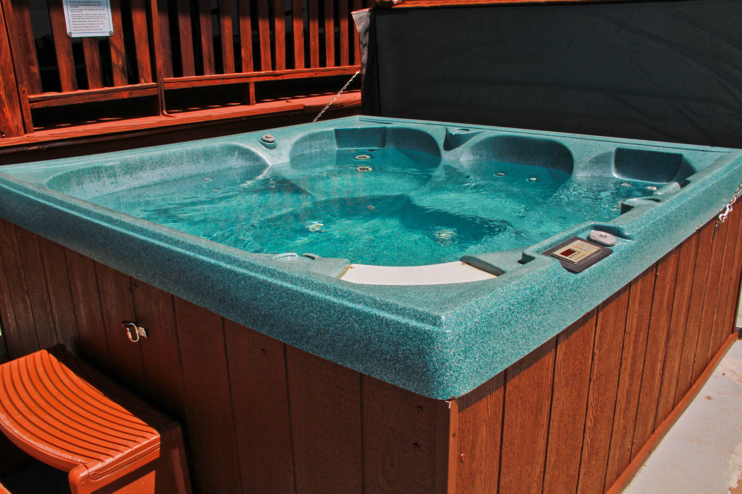 large hot tub